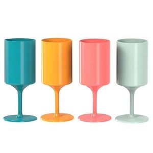 NIB- Knork Eco Party Cup, 6 Piece Set, Teal Outdoor Wine Glass